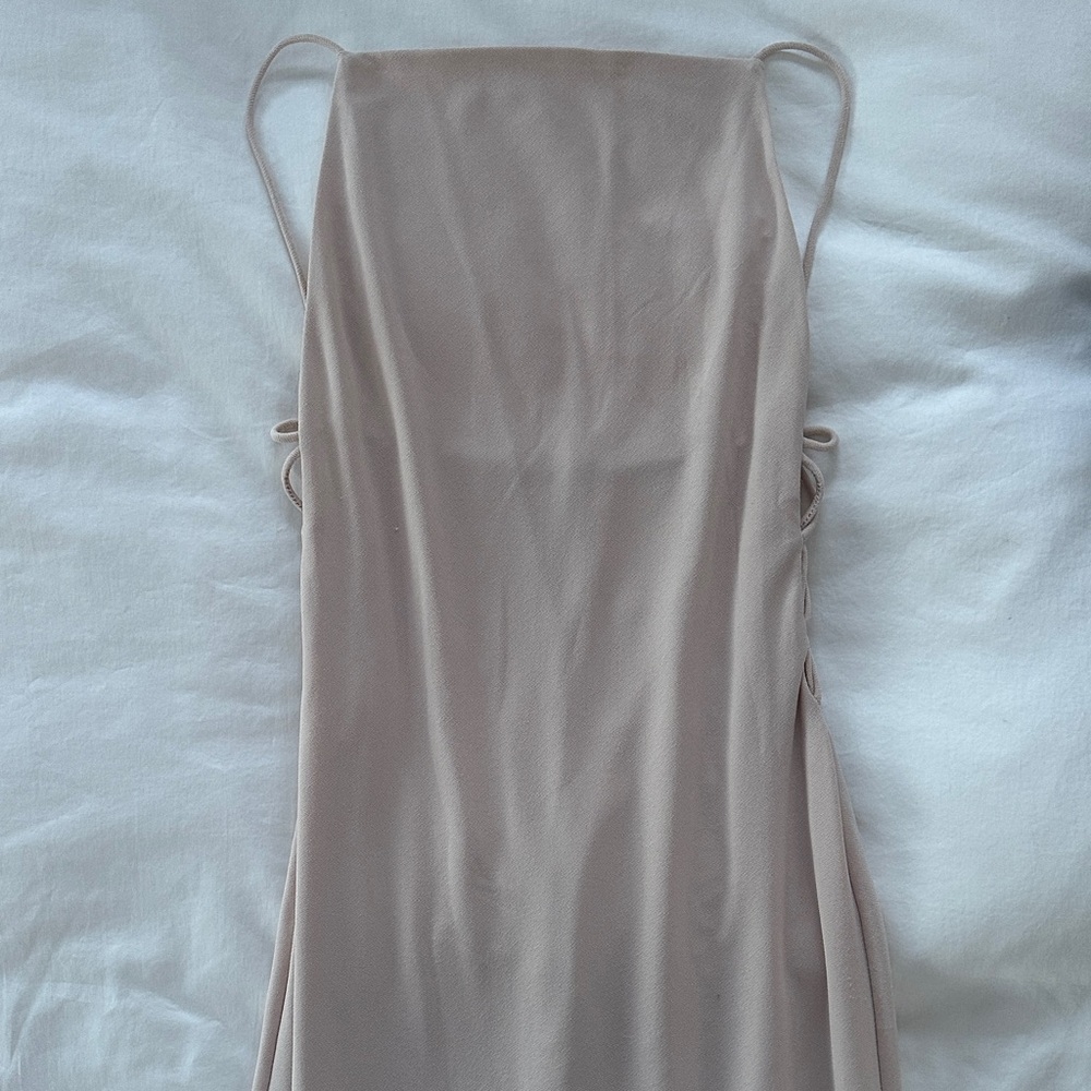 Alice + Olivia Cream Midi Dress